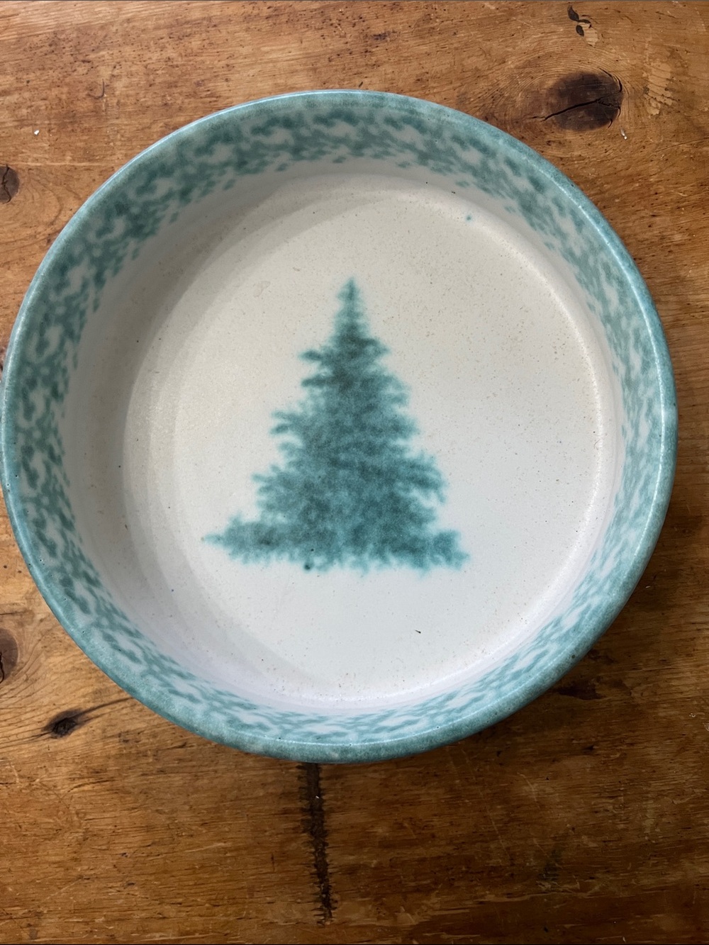 Vintage 1992 Evergreen Bowl Pysht Pot Pottery Studio Washington State